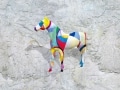 cheval fleur   en resine design abstract art 003