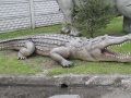 Crocodile animaux en résine classique  036