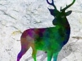 cerf   en resine design