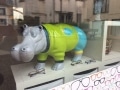 hippopotame en résine design 009