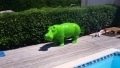 hippopotame en résine design 024