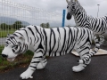 tigre blanc en résine classique 024