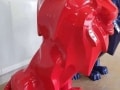 Lion-Red-en-resine-design-D20-014