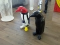 pingouin en résine design 008