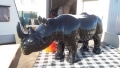rhinocéros en résine design 008