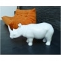 rhinocéros en résine design 011
