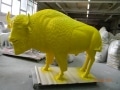 bison en résine design