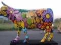 vache en résine FR26 flower design 051