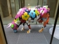 vache en résine FR28 tête basse design 071