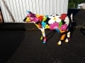 vache en résine design 019