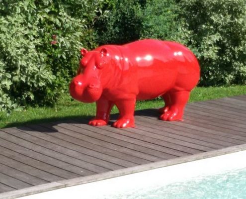 hippopotame rouge